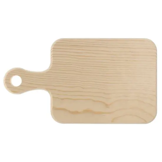 Good Wood by Leisure Arts 13" Pine Rectangle Board with Handle {3}