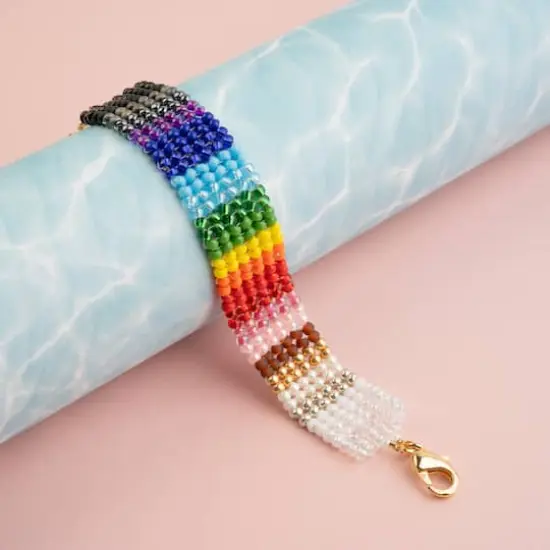 John Bead 8/0 Miyuki Glass Seed Beads, 12g Crystal AB {4}