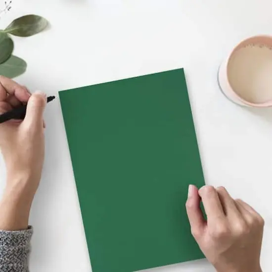 JAM Paper Matte 8.5" x 11" 80lb. Cardstock, 50 Sheets Dark Green {4}