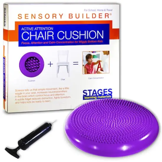 Sensory Builder&reg; Active Attention Chair Cushion Red {2}