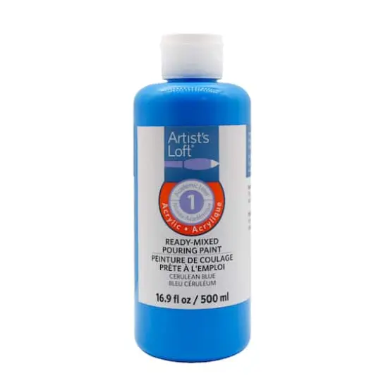 Acrylic Ready-Mixed Pouring Paint by Artist's Loft&trade; Cerulean Blue {1}