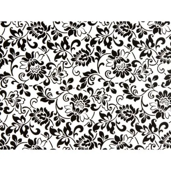 Fablon Black & White Damask Adhesive Film, 2ct. {1}