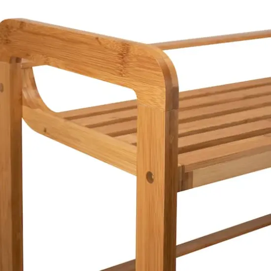 Organize It All Deluxe 4 Tier Bamboo Shelf {8}