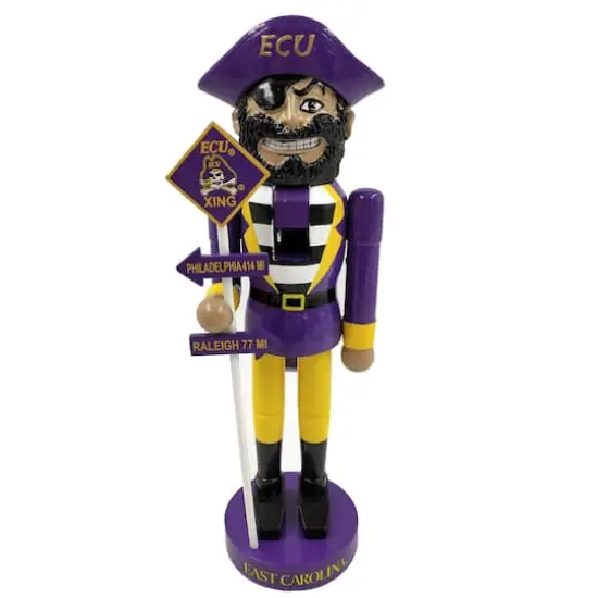 Santa's Workshop 12" Rivalry Nutcracker East Carolina University {1}