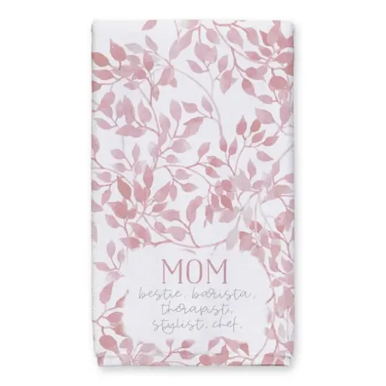 Mom Bestie Barista Floral Tea Towel Set {3}