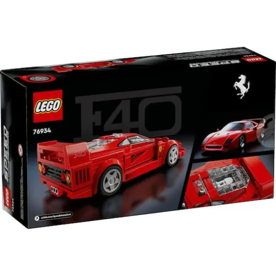 LEGO&reg; Speed Champions Ferrari F40 Supercar Vehicle Toy 76934 {4}