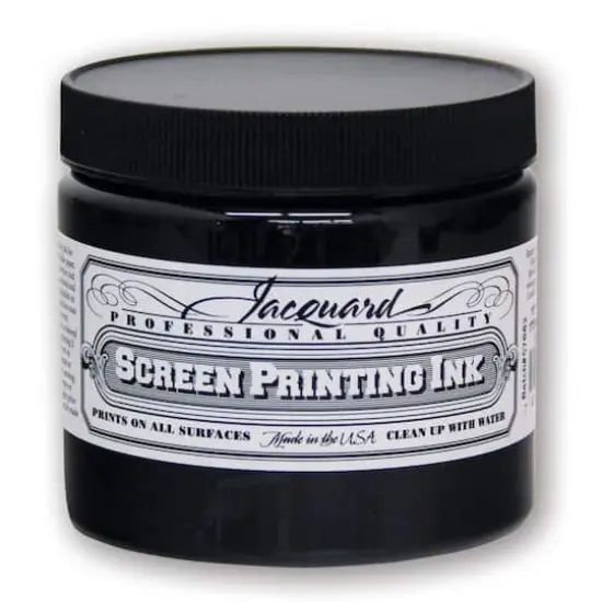 Jacquard Professional Screen Printing Ink, 16oz. Black {1}