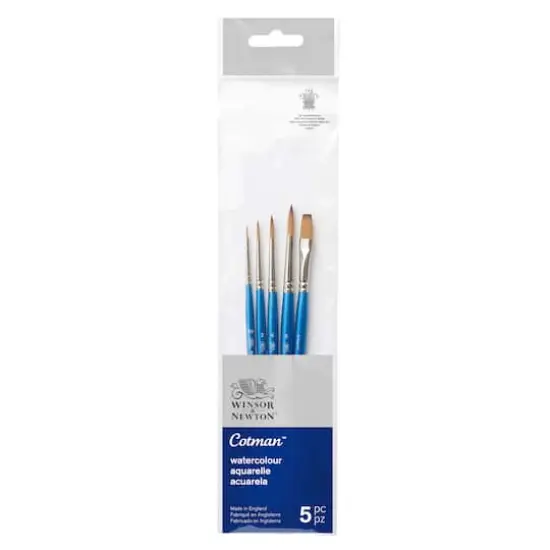 Winsor & Newton&trade; Cotman&trade; Watercolor 5 Piece Brush Set {1}
