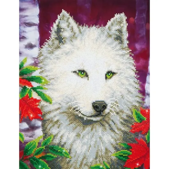 Diamond Dotz&reg; White Wolf Diamond Painting Kit {1}