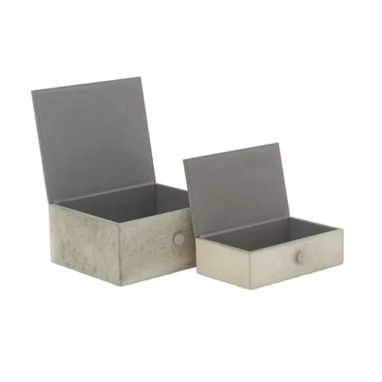Gray Leather Natural Box Set, 10" & 11" {4}