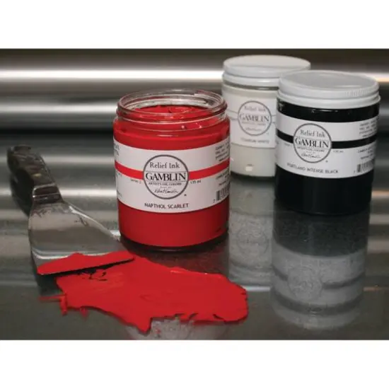 Gamblin Relief Ink, 175mL Portland Intense Black {4}
