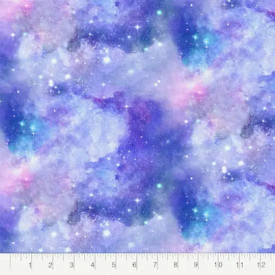 Fabric Editions Purple Celestial Cotton Fabric {3}