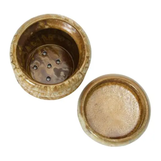 Hello Honey&reg; 5'' Stoneware Planter with Saucer {4}