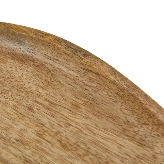 Hello Honey&reg; 15.5" Natural Carved Wood Fish Shaped Plate {5}