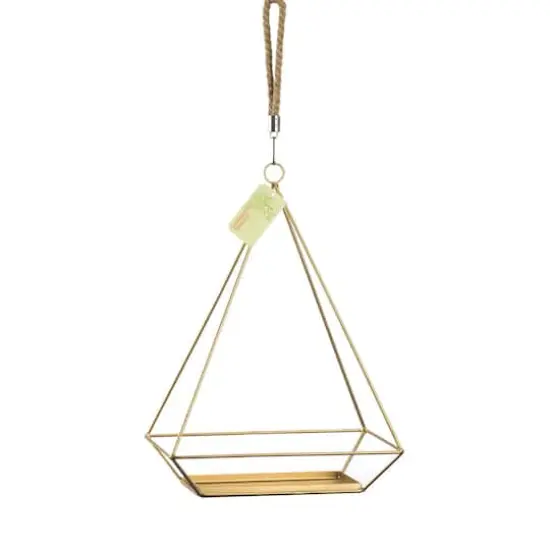 15" Hanging Plant Holder with Rectangle Base {6}