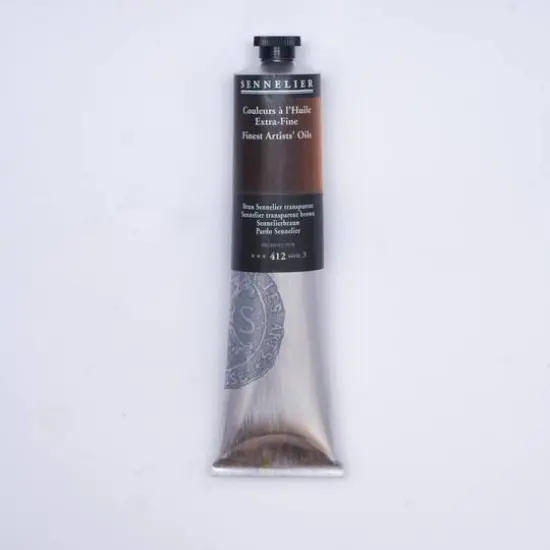Sennelier Extra Fine Artists' Oil Paint, 200mL Sennelier Transparent Brown S3 {1}