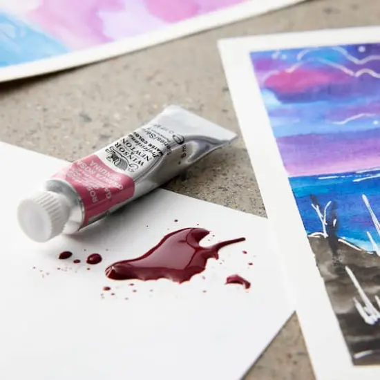 Winsor & Newton&reg; Professional Water Colour&trade; Paint, 5mL Rose Madder Genuine {3}