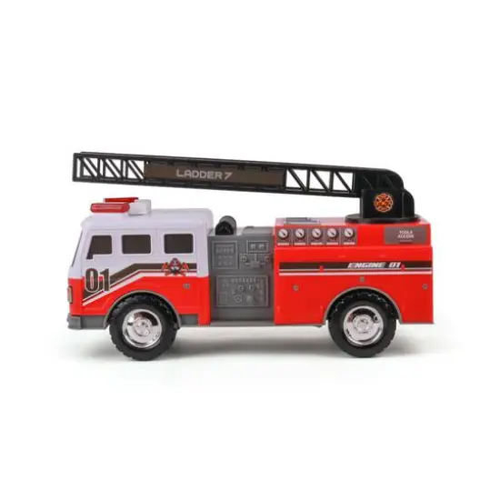 Funrise Mighty Fleet Mighty Motorized Fire Ladder Truck {4}