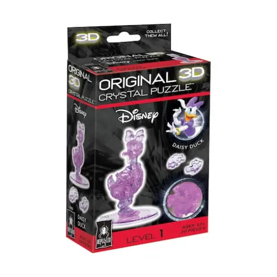 Original 3D Crystal Puzzle&trade; Disney Daisy Duck 39 Piece Puzzle {3}