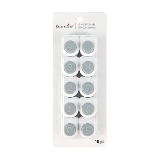 10 Piece Number Punch Set by Recollections&trade; {6}