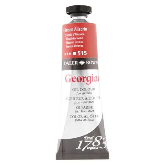 Daler-Rowney&reg; Georgian Oil Colour, 38mL 515 Crimson Alizarin {1}
