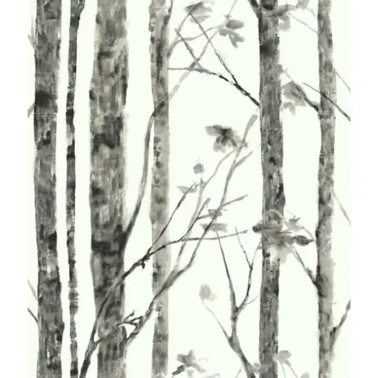 RoomMates Trees Peel & Stick Wallpaper Brown and taupe {2}