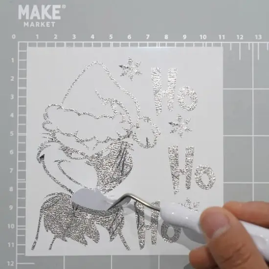 Textured Metallic Permanent Vinyl by Make Market&reg; Silver {4}