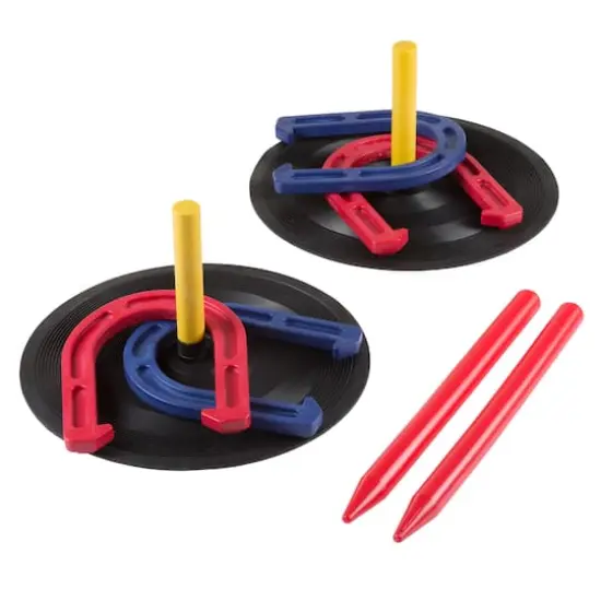 Toy Time Rubber Horseshoes Game Set {1}