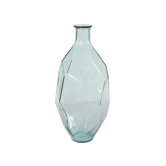 23" Clear Glass Contemporary Vase {3}
