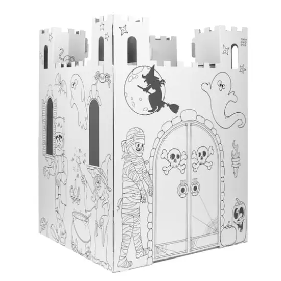 Easy Playhouse Haunted Castle Cardboard Playhouse {1}