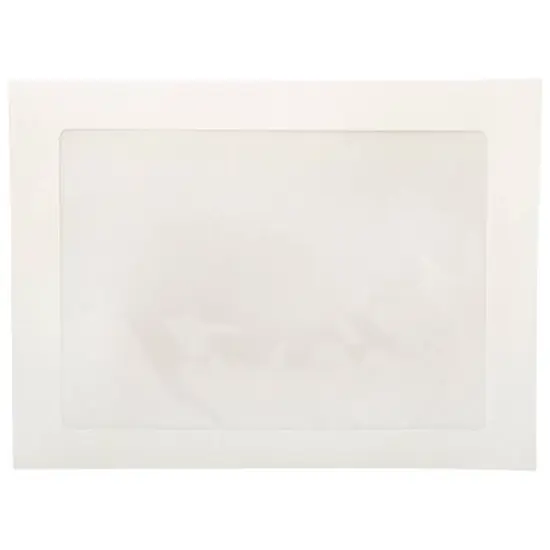 JAM Paper 9" x 12" White Booklet Commercial Window Envelopes {1}