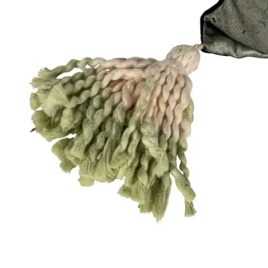 Hello Honey&reg; Aqua Serenity Velvet Tassel Pillow {6}