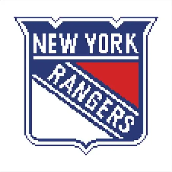 Camelot&reg; Dots NHL New York Rangers Diamond Painting Kit {3}