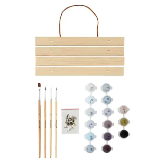 8" x 10" Wanderer Paint-by-Number Kit with Wood Display Hanger by Artist's Loft&reg; {3}