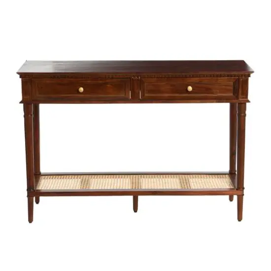 Hello Honey&reg; 4ft. Maxwelton Solid Wood Console Table Dark Chestnut {11}