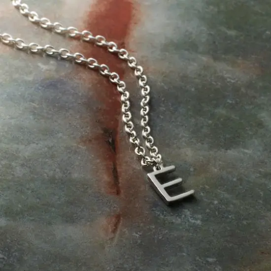 Sterling Silver Alphabet Charm by Bead Landing&trade; E {3}