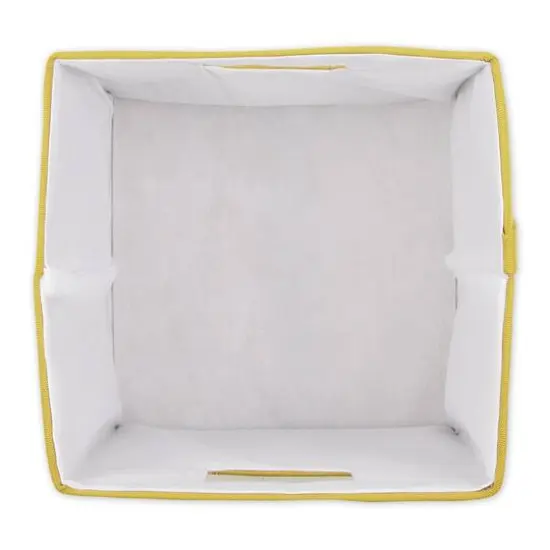DII&reg; 11" Polyester Solid Storage Cube Lemongrass {7}