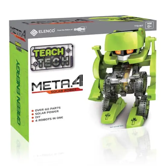 Elenco&reg; Teach Tech&trade; Meta.4 Transformational Robot Kit {1}