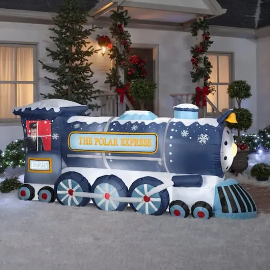 9ft. Airblown&reg; Inflatable Polar Express Train {3}