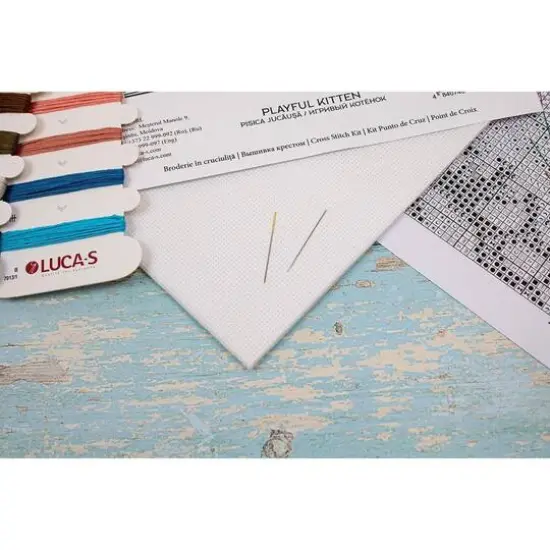 Luca-s Playful Kitten Counted Cross Stitch Kit {7}