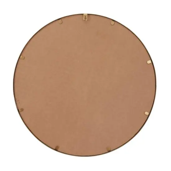 Gold Metal Glam Wall Mirror, Set of24" x 24" x 3" {5}