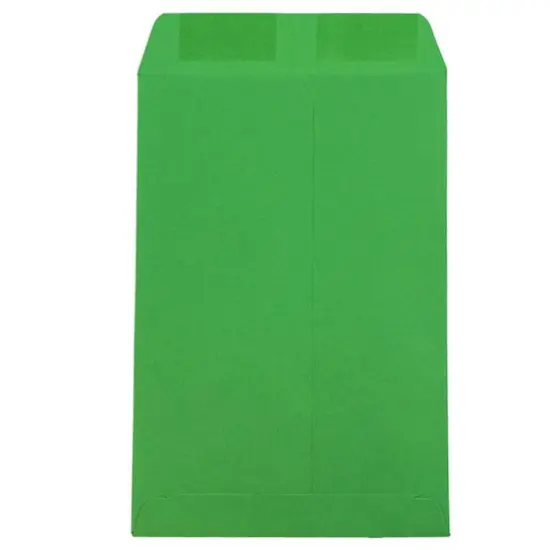 JAM Paper 6" x 9" Green Open End Catalog Colored Envelopes, 50ct. {3}