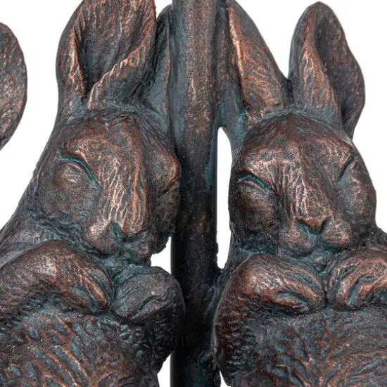 Hello Honey&reg; 13" Rabbit Table Lamp with Rectangle Linen Shade {12}