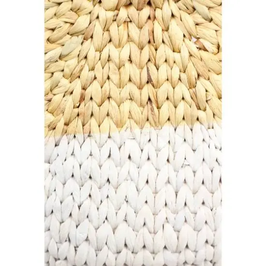 CosmoLiving by Cosmopolitan Brown Seagrass Contemporary Storage Basket Set {9}