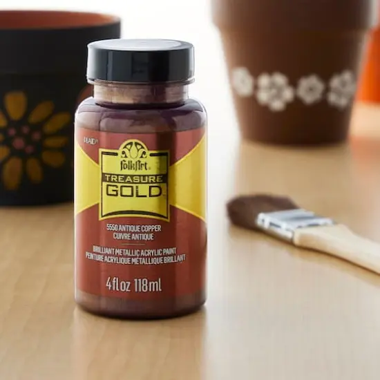 FolkArt&reg; Treasure Gold&trade; Metallic Paint Antique Copper {3}