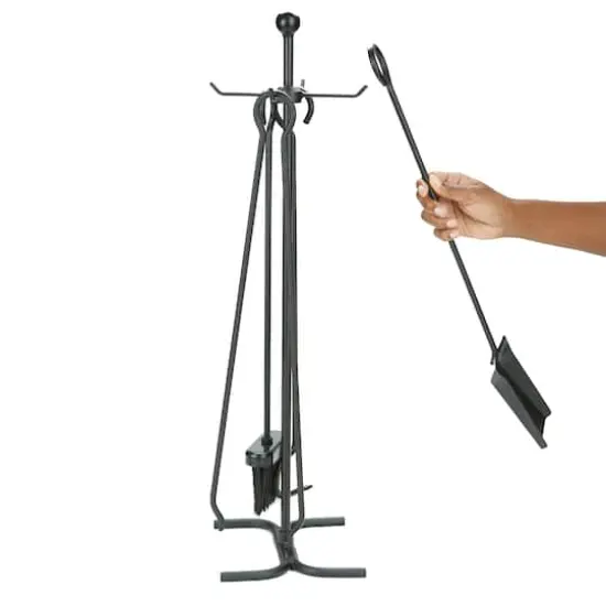 Mind Reader 4 Piece Fireplace Tool Set {1}
