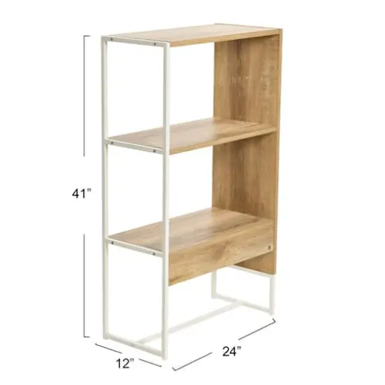 Household Essentials 41" Wrap Bookshelf White {4}