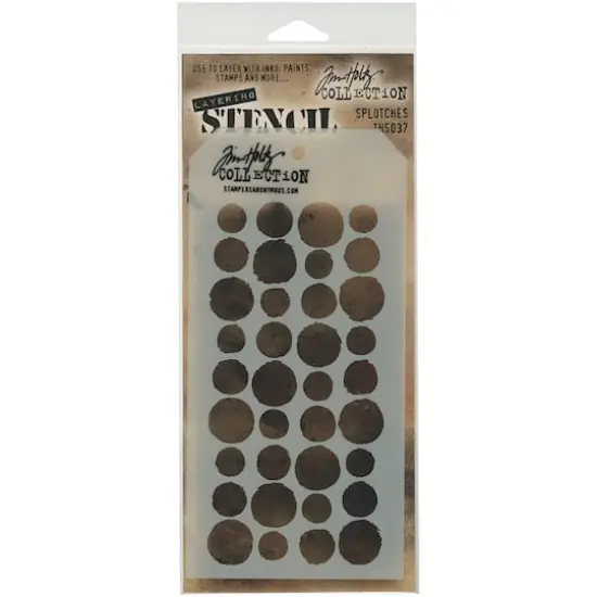 Stampers Anonymous Tim Holtz&reg; Splotches Layered Stencil {3}