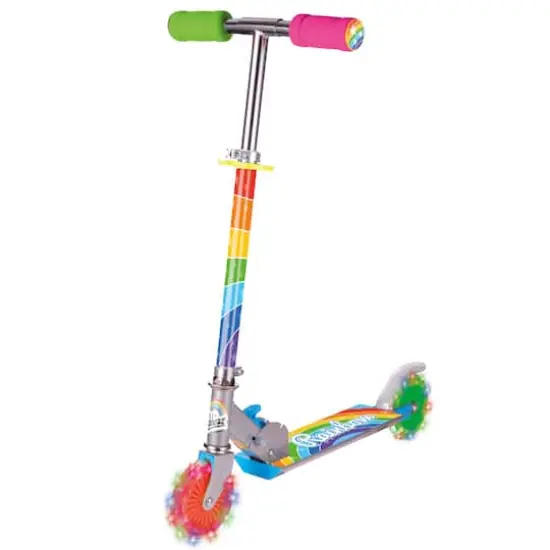 Rainbow Scooter With Flashing Wheels {1}