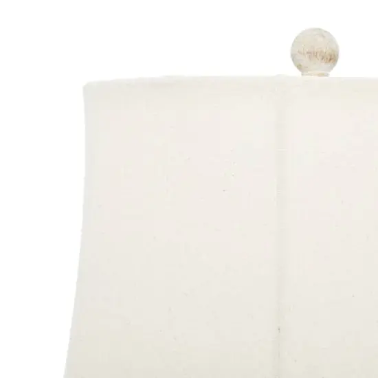 28" White Polystone French Country Table Lamps, 2ct. {5}